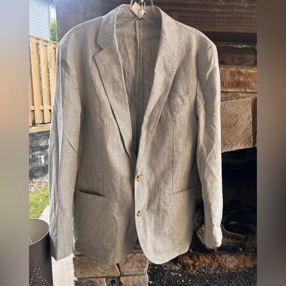 J Crew Ludlow Seersucker Blazer 36S - Picture 3 of 11